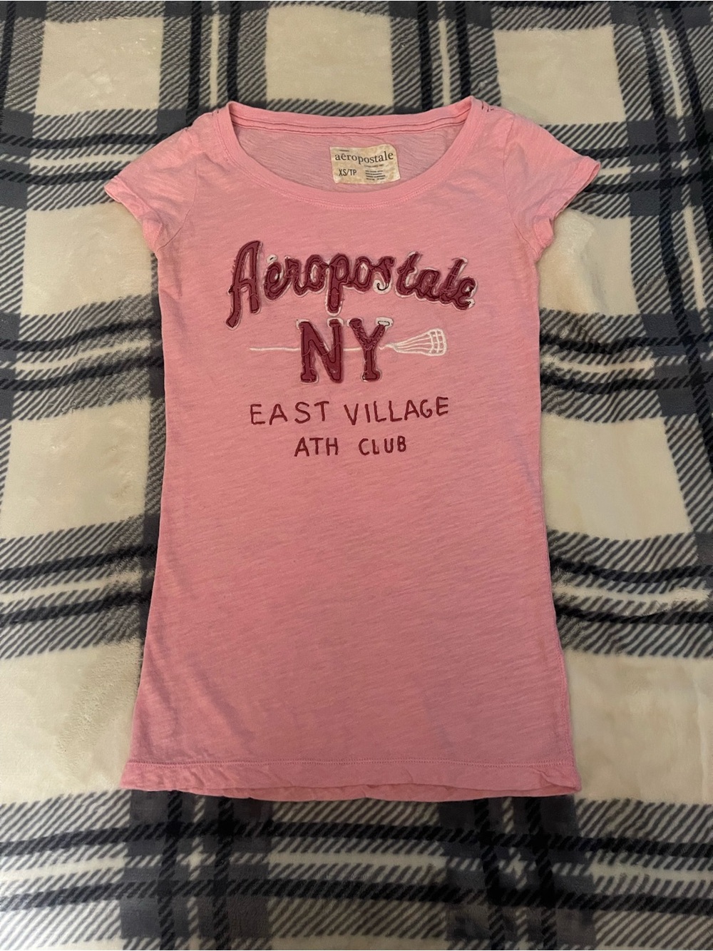Aeropostale Pink NY East Village Graphic Tee